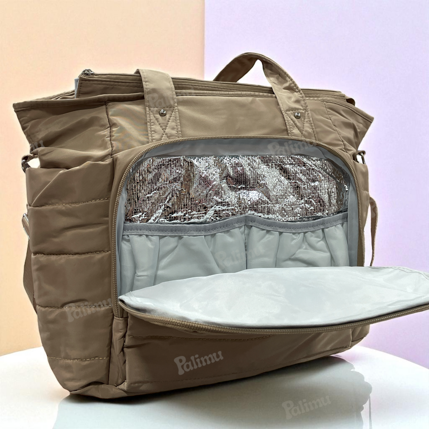 Bolso maternal baby sky, Beige