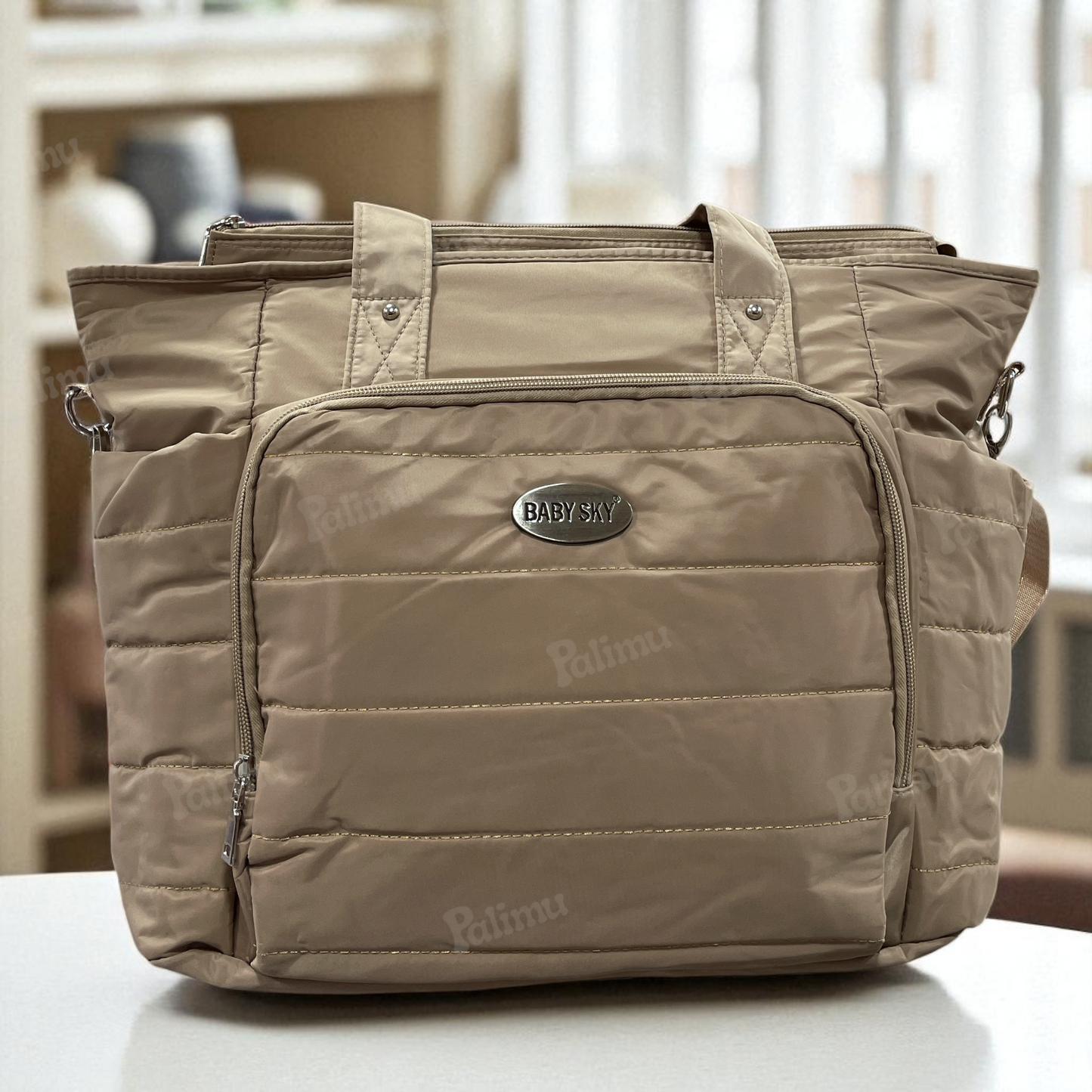 Bolso maternal baby sky, Beige