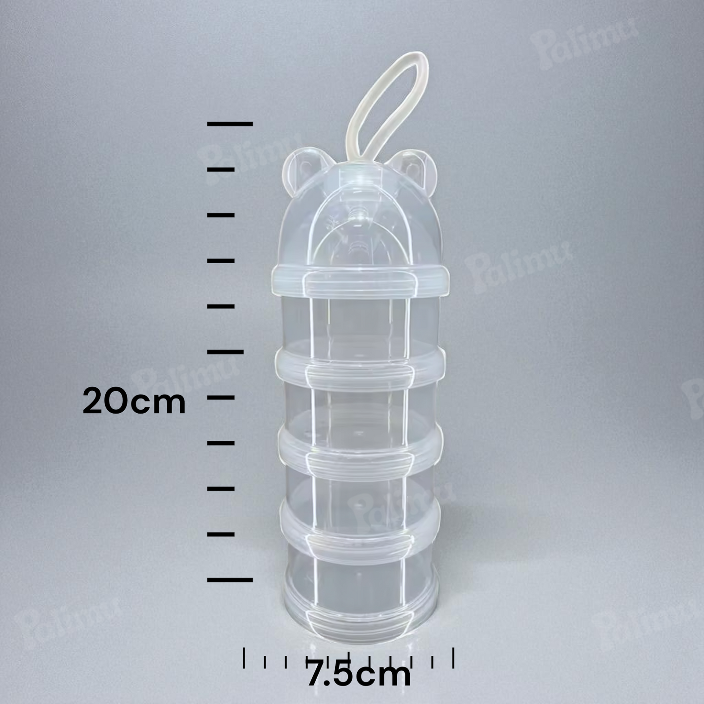 Dispensador de alimentos transparente