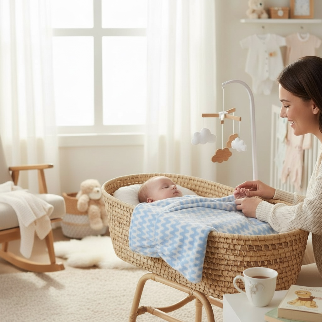 Manta Coral para bebé