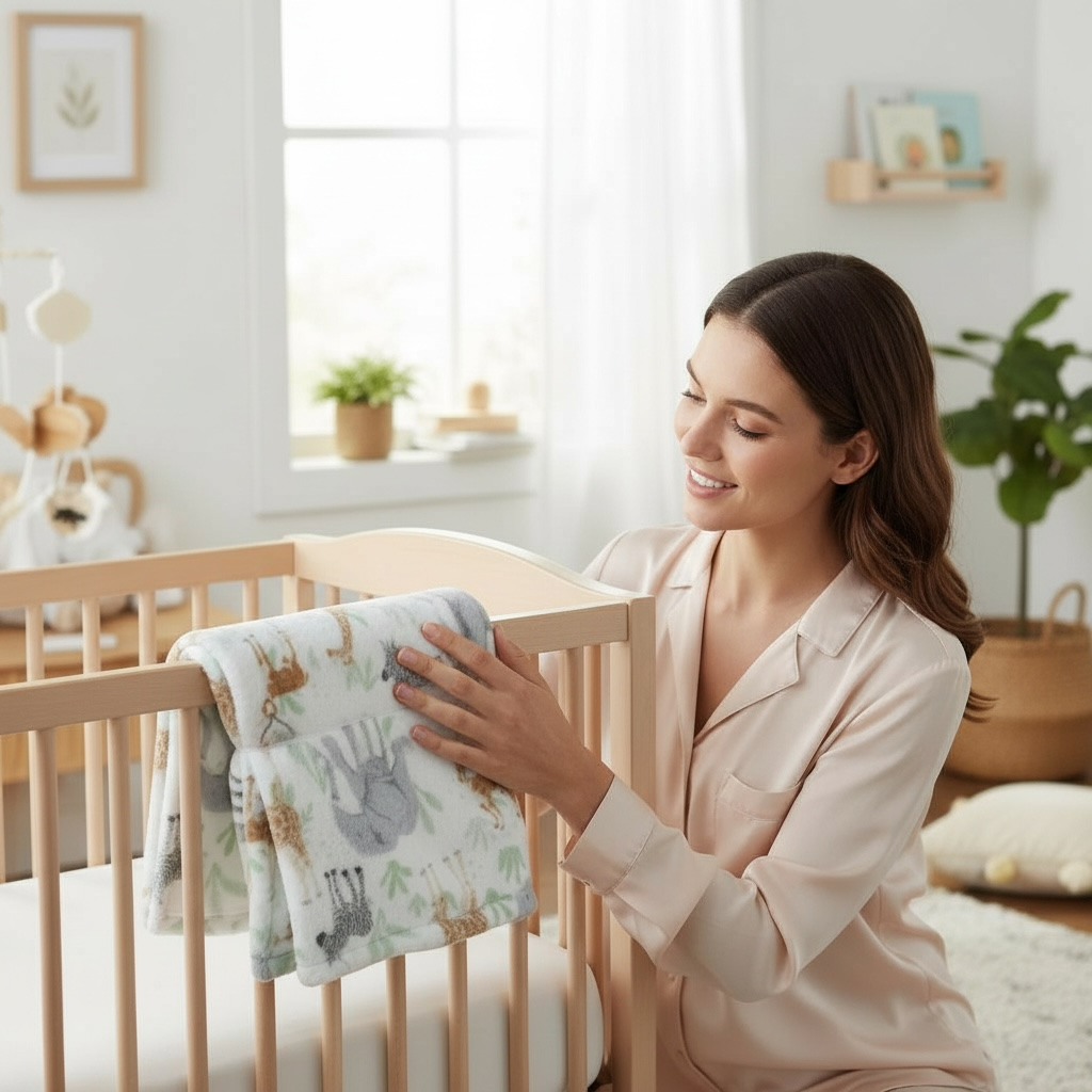 Manta Coral para bebé