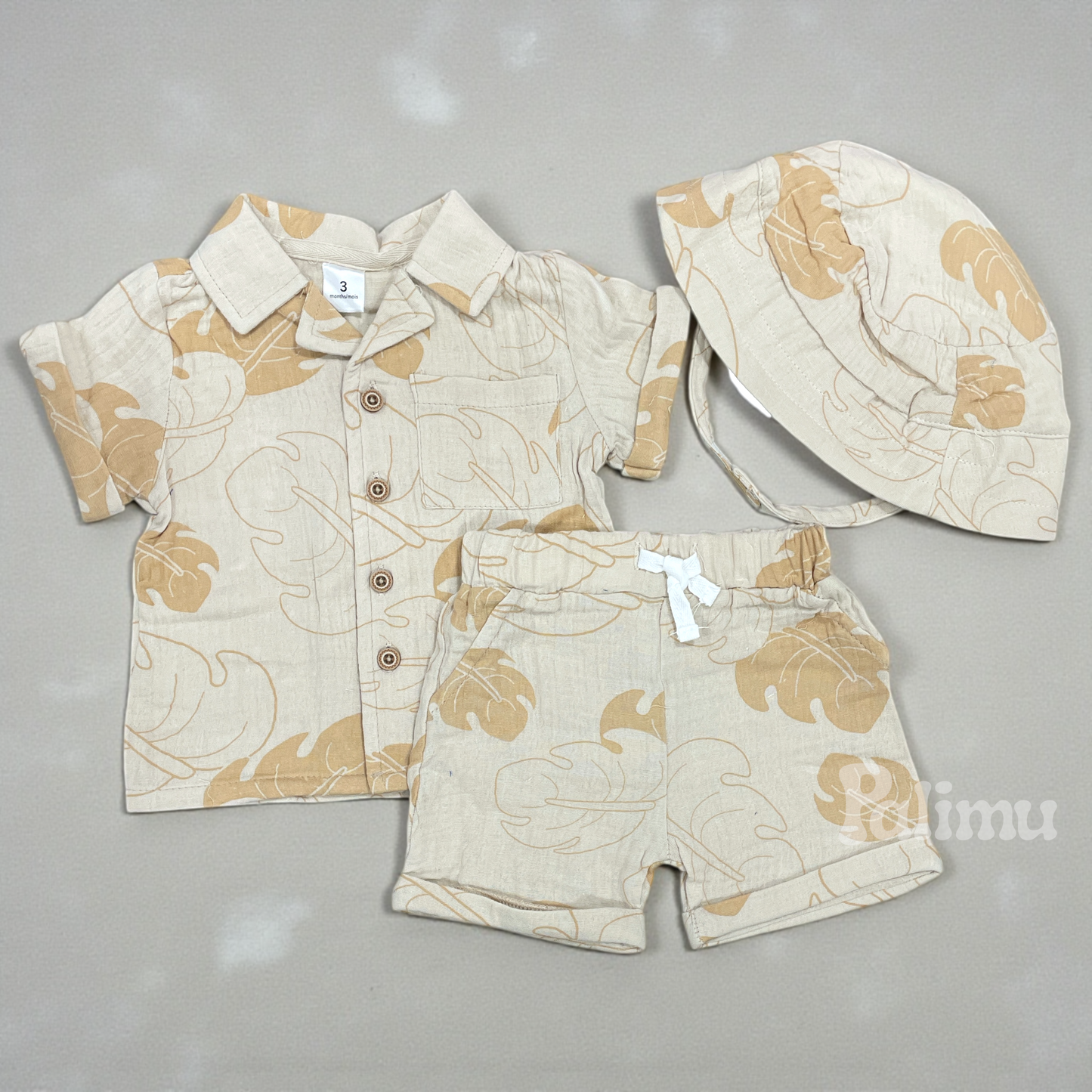 Conjunto 3 piezas Verano bebé