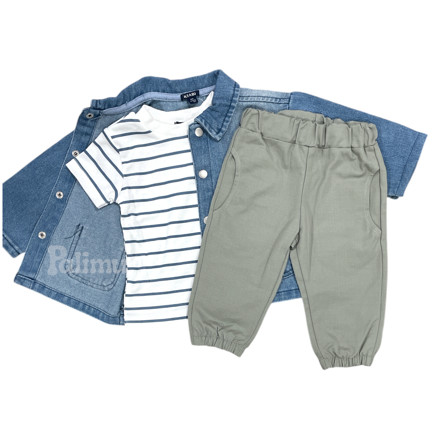 Conjunto 3 piezas Denim