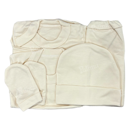 Ajuar liso Beige 0-3m