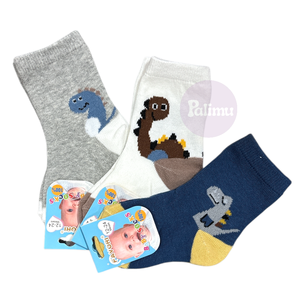 Set de 3 calcetines 12-24m favori niño