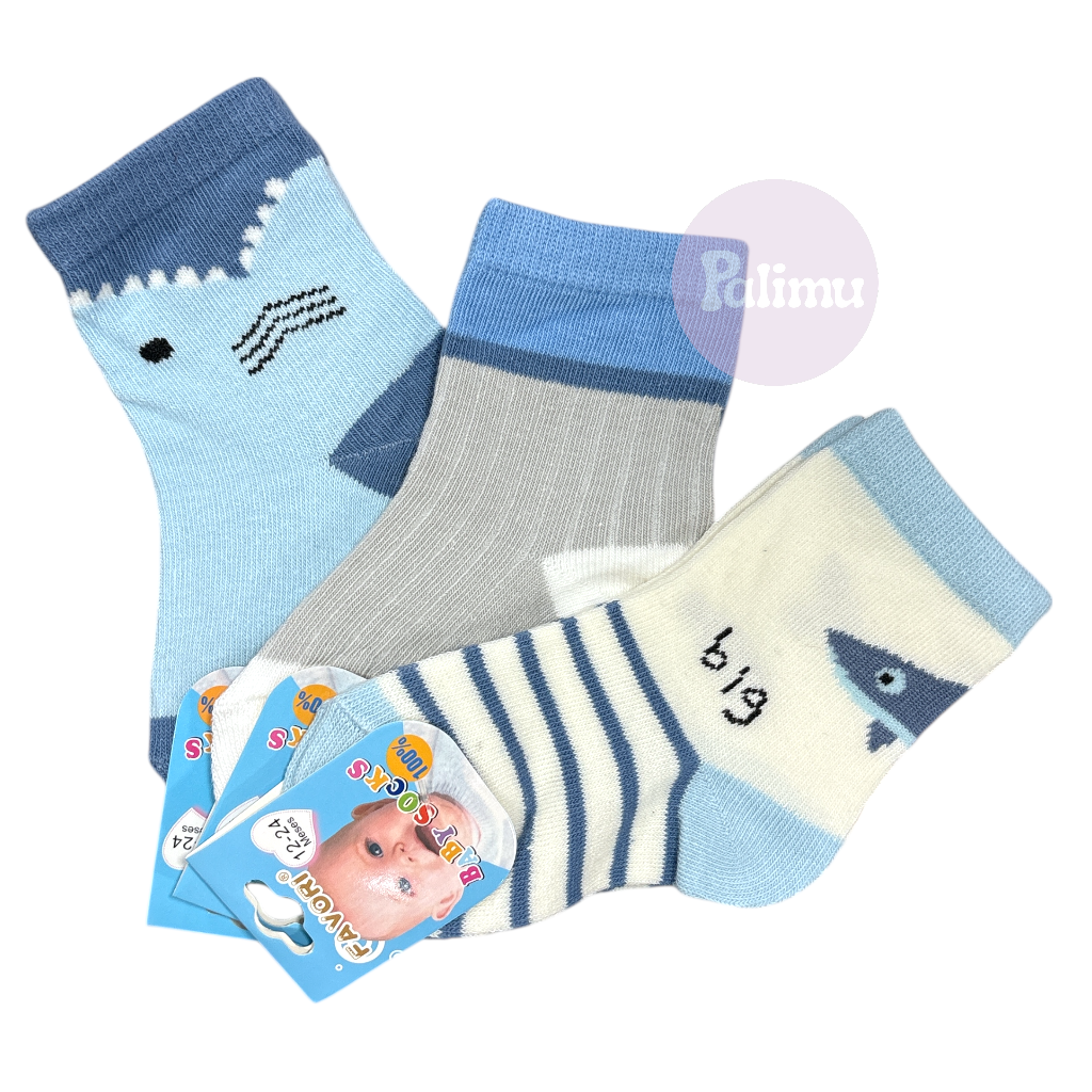 Set de 3 calcetines 12-24m favori niño