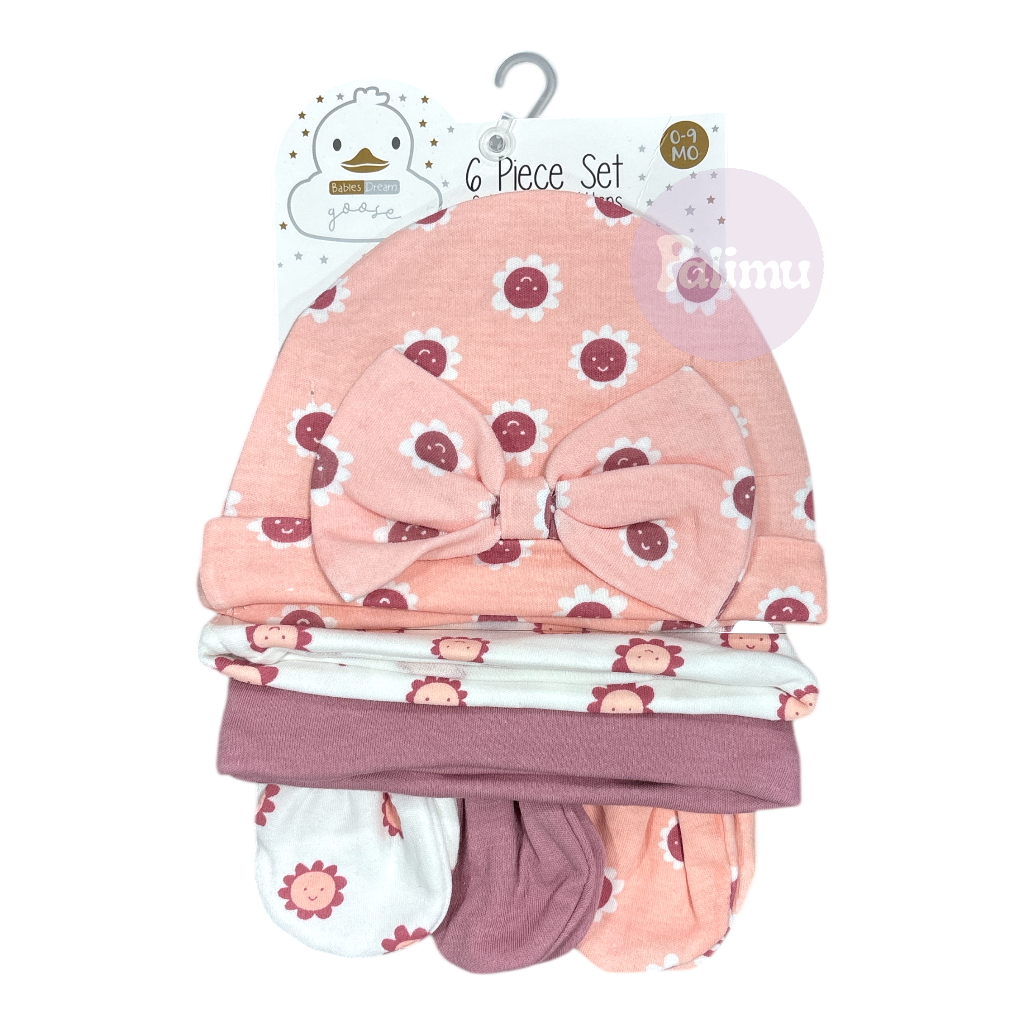 Set de 3 gorros + mitones