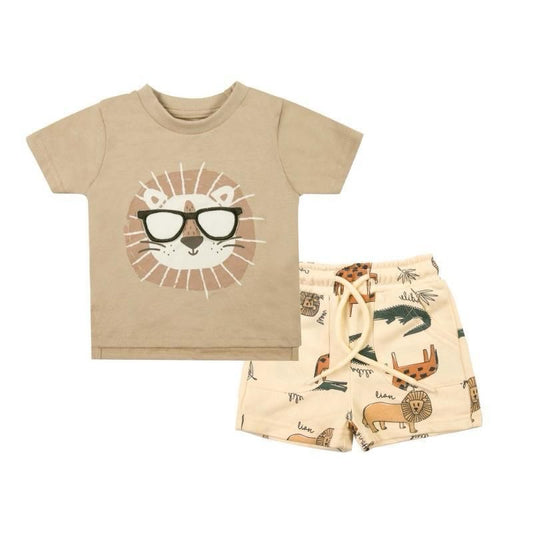 Conjunto polera y short, León
